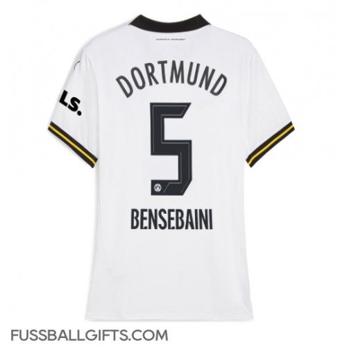 Borussia Dortmund Ramy Bensebaini #5 Fußballbekleidung 3rd trikot Damen 2024-25 Kurzarm